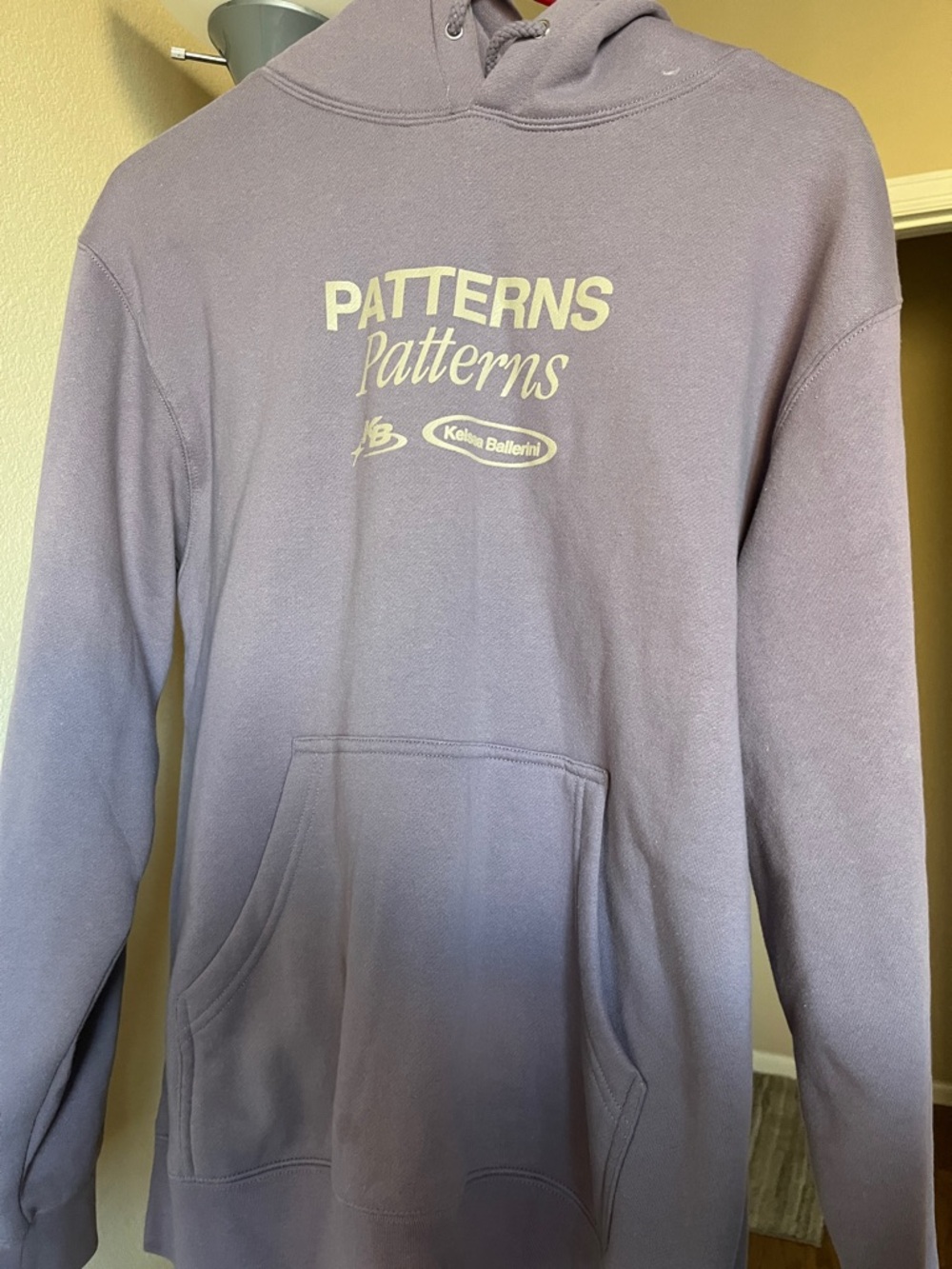 PATTERNS Graphic Hoodie in Dusty Lavender